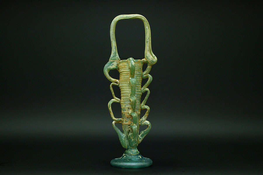 古代ローマ　ガラス瓶 